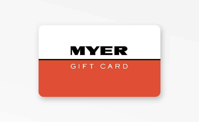 Myer購物中心Gift Card